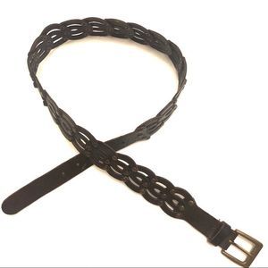 Promod Croute De Vache Brown Studded Belt Size S